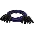 Pyle-Pro PPSN821 20 Ft. 8 Channel XLR Male to XLR Female Snake Cable