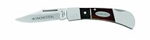 Winchester 22-01788 2.5-Inch Blade Pakka Wood Double Bolster Fine Edge Lock-Back Knife