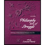 PHILOSOPHY BORN OF STRUGGLE: ANTHOLOGY OF AFRO-AMERICAN PHILOSOPHY FROM 1917, by HARRIS  LEONARD