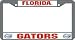 Florida Gators Chrome License Plate Frame