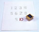STAMP SET VISUAL CLOSURE NUMBERS NUMBERS 1-10