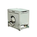 No Crank RSH125 Crate 125-Foot Water Powered Retractable Garden Hose Reel