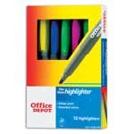 Office Depot(R) Pen-Style Highlighters, Assorted Colors, Pack Of 12