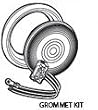 Truck-Lite Model 40 Front, Park & Turn Grommet Kit, Yellow 40002Y