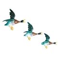 Traditional Wall-Hanging Flying Ducks