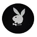 Playboy Round Area Rug