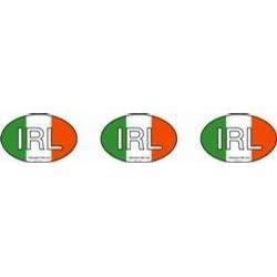 Ireland mini-ovals bumper sticker