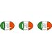 Ireland mini-ovals bumper sticker