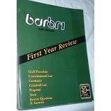 Barbri Bar Review - Civil Procedure, Constitutional Law, Contracts, Criminal Law, Property, Torts,... by Richard J. Conviser