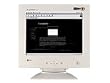 LG 795FT Plus - Display - CRT - 17" - 1600 x 1200 / 75 Hz - 0.24 mm - white
