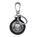 Harley-Davidson&reg; Skull Key Fob. Top-grain leather. 99443-06V