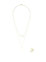 Les minimalistes Conjunto de collar y anillo Victoire