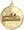 Antique Car on Disc, 14K White Gold Charm