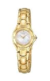 Seiko Gold Tone Mother of Pearl with Diamonds SUJ620 Watch