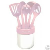 KitchenAid Cook for the Cure 6-Piece Utensil Set, Pink