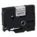 Office Products : Brother 3/8 Inch x 26.2 Feet Black on White Tape with Super Strong Adhesive (TZS221)