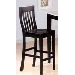 Click here to buy Black Finish Bar Stool Pair .