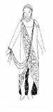 1920's Erte Style Gown Pattern