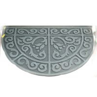 HALF CIRCLE FLOOR MAT 24"X39"
