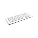 Macally BTKey Wireless Bluetooth Keyboard for Mac (White)