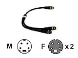 Cables to Go 29164 Velocity S-Video Y-Cable, 1 ft. - Blue