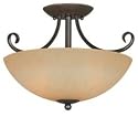 Hardware House 543769 Berkshire 14-1/2-Inch by 10-Inch Ceiling Lighting Fixture Oil Rubbed Bronze