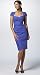 DAVID MEISTER SHEATH DRESS WITH BELT