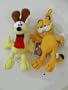 Garfield & Odie Plush 2 pcs set (zipper Pull)