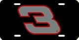 Review AWM  / Dale Earnhardt Black Laser Cut License Plate