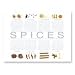 Lifestyle Collections Glass Chopping Board - Spices(facts) - 1203SPICU