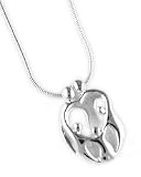 Parents & 3 Children Loving Family Necklace