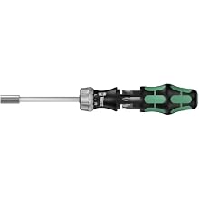 Wera Kraftform Kompakt 27 RA Slotted Ratcheting Screwdriver, 1/4" Head