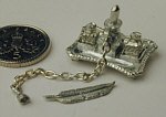 Miniature Inkstand in Pewter by Warwick Miniatures