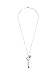 G by GUESS Women's Oval Key and Heart Necklace