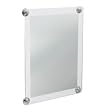 Moen Showhouse YB7495CH Vivid Mirror With Decorative Hardware, Chrome
