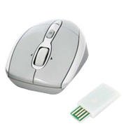 Msi Star Mouse Sw-101 - Mouse - Laser - 4 Button(s) - Wireless - Rf - Usb Wireless Receiver - Silver Picture
