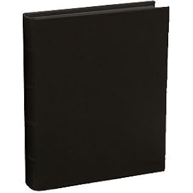 Traditional Black Leather Junior Bound Album by Graphic Image - 8x9.5