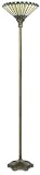 Lite Source Greely Torchiere Lamp, Green