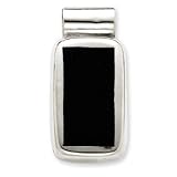 Sterling Silver Onyx Pendant QC2970