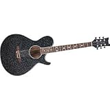 Daisy Rock Wildwood Acoustic Short Scale Guitar, Rainbow Sparkle