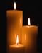 Six Inch Tall Pure Beeswax Pillar Candle - Unscented