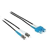 Cables to Go - Patch cable - ST single mode (M) - SC single mode (M) - 6.6 ft - fiber optic - 9 / 125 micron - black