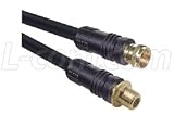 RG6/U Type F Plug to Type F Bulkhead Style Jack - Ideal for Panel Mount Applications 25.0 FEET