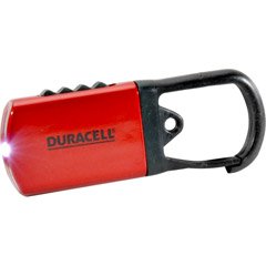 Duracell LED Flashlight with Carabiner Clip