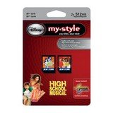 512MB SD CARD DISNEY MIXCLIP GIRLS 2PK