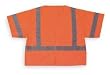 Condor 1YAR5 Safety Vest, Class 3, XXL, Mesh, Orange