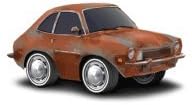 1973 FORD PINTO * 2 Speed Pull-Back Motor * 2013 Car Town Series 1 Greenlight Collectibles Vehicle
