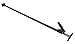 Ratcheting Cargo Bar, 63 In.L, Steel