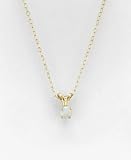 Children's 14k Gold Opal Necklace