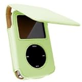 iPod Video/Classic Genuine Leather Case for 60GB, 80GB Video, & 160GB Classic with belt clip, lanyard, and scratch protector - 7 color options